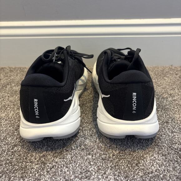 NEW Women's Hoka Rincon 4 Size 9B Black & White - Picture 5 of 9
